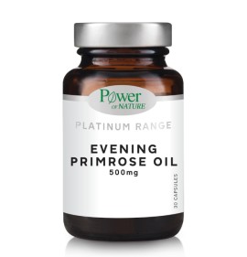 Power of Nature Evening Primpose Oil 500mg Συμπλήρωμα Διατροφής Ωμέγα 6 Λιπαρά Οξέα 30 Κάψουλες