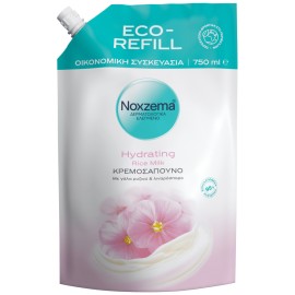 Noxzema Hydrating Rice Milk Κρεμοσάπουνο με Γάλα Ρυζιού & Λιναρόσπορο Refill 750ml