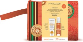 Pharmasept PROMO Heliodor Face Sun Cream SPF50 με Φυσικό Αντηλιακό Φίλτρο Αντηλιακό Προσώπου 50ml & Bronzing Dry Oil Ξηρό Έλαιο Φυσικού Μαυρίσματος 100ml & Νεσεσέρ