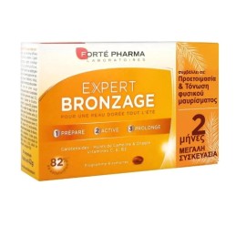 Forte Pharma Expert Bronzage Tanning Συμπλήρωμα Διατροφής για Προετοιμασία & Τόνωση Φυσικού Μαυρίσματος 56 Δισκία