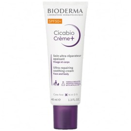 Bioderma Cicabio Crème+ SPF50+ Εξαιρετικά Επανορθωτική Καταπραϋντική Κρέμα με Υψηλή Προστασία 40ml