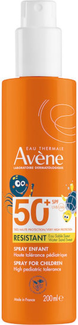 Avene Spray Enfant SPF50+ Παιδικό Αντηλιακό Σπρέι για Πρόσωπο & Σώμα 200ml