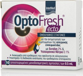 Intermed Optofresh Ecto Eye Drops Οφθαλμικές Σταγόνες Κατά Της Επιπεφυκίτιδας 10x0,5ml