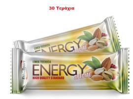 EthicSport Energy Bar Special 35gr – 15.7gr Υδατάνθρακα – 5.3gr Πρωτεΐνη Ενεργειακές Μπάρες 30 Τεμάχια  x 35gr