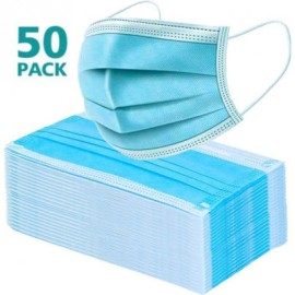 Protex Χειρουργικές Μάσκες Προσώπου Γαλάζιο 50 Τεμάχια σε Κουτί