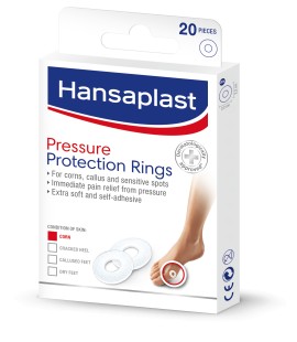 Hansaplast Pressure Protection Rings Μικροί Στρογγυλοί Προστατευτικοί Δακτύλιοι 20 Τεμάχια