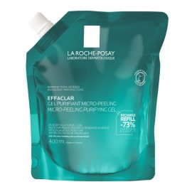 La Roche Posay Effaclar Micro Peeling Gel Καθαρισμού για Επίμονες Ατέλειες, Κατάλληλο για Πρόσωπο & Σώμα Refill 400ml