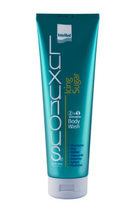 Intermed Luxurious 2 In 1 Icing Sugar Αφρόλουτρο & Ενυδατική Κρέμα με Γλυκό Άρωμα Ζάχαρης 280ml