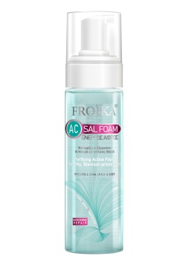 Froika AC Sal Foam Απαλός Αφρός Καθαρισμού Προσώπου & Σώματος για Λιπαρή & με Τάση Ακμής Επιδερμίδα 200ml