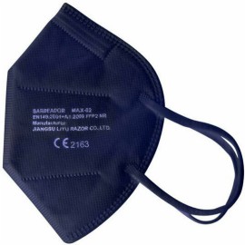 Barbeador Max Mask Ffp2 Μάσκες Μπλε Προστασίας Ενηλίκων 20 Σακουλάκια ανά 1 Τεμάχιο