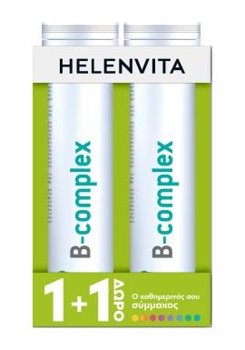 Helenvita PROMO B Complex Συμπλήρωμα Διατροφής Συμπλέγματος Βιταμινών Β 2x20 Αναβράζοντα Δισκία