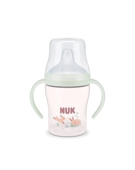 Nuk Perfect Match Night Bunny Εκπαιδευτικό Πλαστικό Ποτηράκι με Λαβές για 6m+ Φωσφορίζει στο Σκοτάδι 150ml
