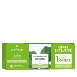 René Furterer PROMO Vitalfan Antichute Reactionnelle Συμπλήρωμα Διατροφής για την Αντιδραστική Τριχόπτωση & Αδύναμα Μαλλιά 3x30 Κάψουλες