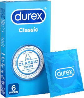 Durex Προφυλακτικά Ευκολοφόρετα Classic 6 Τεμάχια