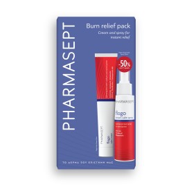 Pharmasept PROMO Flogo Calm Cream Καταπραϋντική Κρέμα για Εγκαύματα 50ml & Flogo Instant Calm Spray Ανακούφισης Εγκαυμάτων 100ml [-50% στο 2ο Προϊόν]