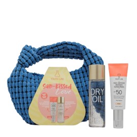 Youth Lab PROMO Sun Kissed Love Set Age Defense Watery Sunscreen SPF50 Tinted Αντηλιακό Προσώπου Ελαφριάς Κάλυψης με Χρώμα 40ml & Dry Oil - Face, Body & Hair Ξηρό Λάδι Σώματος & Μαλλιών 100ml & ΔΩΡΟ Νεσεσέρ