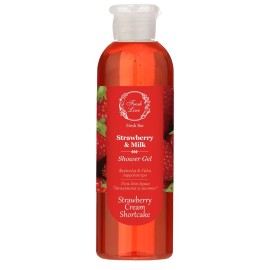 Fresh Line Strawberry & Milk Shower Gel Αφρόλουτρο Φράουλα & Γάλα 200ml