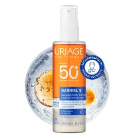 Uriage Bariésun SPF50+ Fresh Sun Water Αντηλιακό Διφασικό Έλαιο Σώματος 200ml