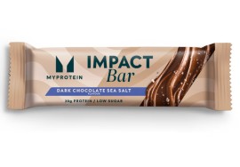 MyProtein Impact Bar Dark Chocolate & Sea Salt Πρωτεϊνική Μπάρα με Γεύση Μαύρη Σοκολάτα & Θαλασσινό Αλάτι 64gr