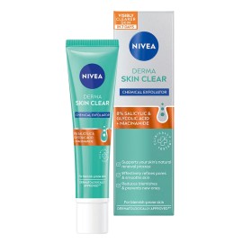 Nivea Derma Skin Clear Night Exfoliator Νυχτερινό Απολεπιστικό Προσώπου για Επιδερμίδες με Τάση Ακμής 40ml