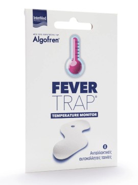 Intermed Fever Trap Temperature Monitor Refill Kit Ανταλλακτικές Ταινίες Σιλικόνης Μέτρησης Πυρετού 8 Τεμάχια
