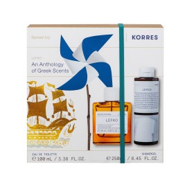 Korres PROMO Lefko Eau De Toilette Άρωμα Unisex 100ml & Αφρόλουτρο Lefko 250ml