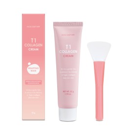 Kocostar T1 Collagen Cream Μάσκα Κολλαγόνου σε Μορφή Φιλμ 55gr & 1 Πινέλο