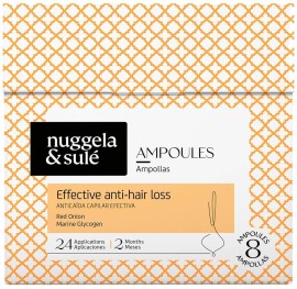 Nuggela & Sulé Ampoules Effective Anti Hair Loss Αμπούλα Κατά της Τριχόπτωσης 8x10ml