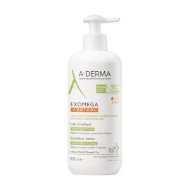 A-Derma Exomega Control Kαταπραϋντικό Μαλακτικό Γαλάκτωμα Κατά του Αισθήματος Κνησμού με Βρώμη για Ξηρό Δέρμα Πρόσωπο & Σώμα 400ml