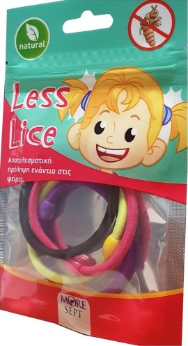 More Sept Less Lice Αντιφθειρικά Λαστιχάκια Για Τα Μαλλιά 4 Τεμάχια