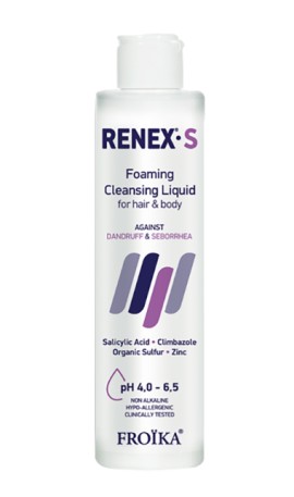 Froika Renex-s Shampoo Αφρίζον Υγρό Καθαρισμού για Σώμα & Μαλλιά με Σαλικυλικό Οξύ 200ml