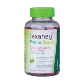 Zarbis Laxaney Prebio Family Συμπλήρωμα Διατροφής με Προβιοτικές Ίνες για την Καλή Υγεία του Εντέρου με Γεύση Κεράσι 60 Ζελεδάκια
