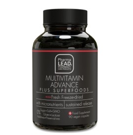 PharmaLead Black Range Multivitamin Advance Plus Superfoods για την Ενίσχυση του Οργανισμού 90 Φυτικές Κάψουλες