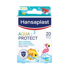 Hansaplast Aqua Protect Kids Παιδικά Αδιάβροχα Αυτοκόλλητα Επιθέματα 20 Τεμάχια