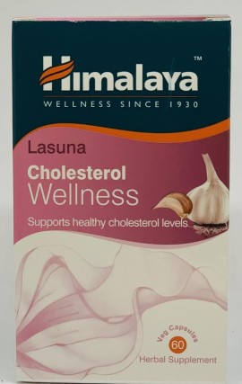 Himalaya Lasuna Cholesterol Wellness Συμπλήρωμα Διατροφής Για Το Κυκλοφορικό Σύστημα 60 Κάψουλες