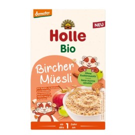 Holle Bircher Muesli με Μήλα, Σταφίδες & Αμύγδαλα από 1 Έτους 200gr
