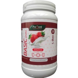 PreVent Basic Shake L-Box Υποκατάστατο Γεύματος με Γεύση Φράουλα για την Απώλεια Σωματικού Βάρους 581g
