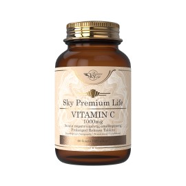 Sky Premium Life Vitamin C 1000mg Συμπλήρωμα Διατροφής για το Ανοσοποιητικό Σύστημα 60 Ταμπλέτες