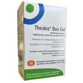 Thea Laboratoires Thealoz Duo Gel Οφθαλμικές Σταγόνες σε Μορφή Γέλης 30 Περιέκτες x 0.4gr