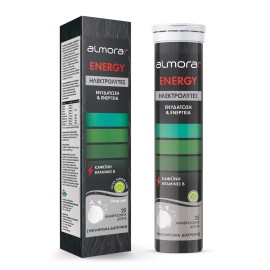 Almora Energy Ηλεκτρολύτες για Ενέργεια & Ενυδάτωση του Οργανισμού με Γεύση Lime 25 Αναβράζοντα Δισκία