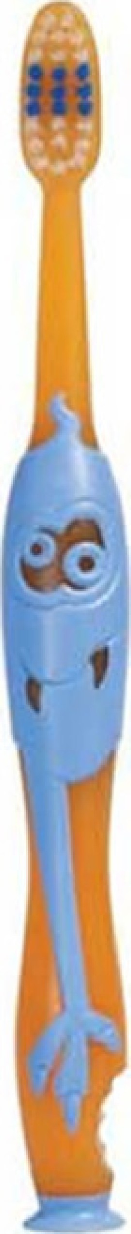 Elgydium Kids Monster Toothbrush Παιδική Οδοντόβουρτσα Πορτοκαλί - Μπλε για 2-6 Ετών 1 Τεμάχιο