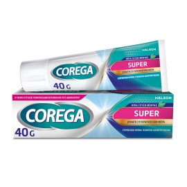 Corega Super, Στερεωτική Κρέμα για Τεχνητή Οδοντοστοιχία, με Ήπια Γεύση Μέντα 40gr