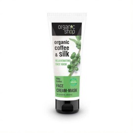 Natura Siberica Organic Shop Face Mask Silky Coffee Αναζωογονητική Κρέμα Μάσκα Προσώπου για Όλους τους Τύπους Επιδερμίδας για Όλες τις Ηλικίες 75ml