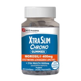 Forte Pharma XtraSlim Chrono Morosil 400mg Gummies Ζελεδάκια για Έλεγχο του Βάρους & της Όρεξης με Γεύση Πορτοκάλι 60 Ζελεδάκια