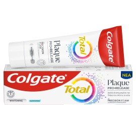 Colgate Total Plaque Pro Release Whitening Οδοντόκρεμα Λεύκανσης & Κατά της Πλάκας 75ml