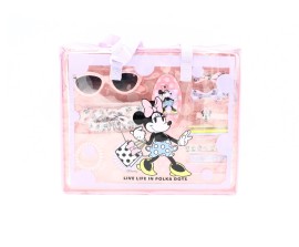 Disney Minnie Mouse Σετ Δώρου Μαλλιών Big Bag Polka, 13τεμαχια