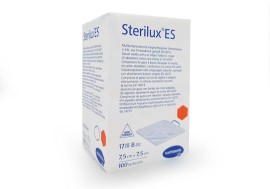 Hartmann Sterilux ES 7,5cmx7,5cm Γάζες μη Αποστειρωμένες 17 Κλωστών 100 Τεμάχια