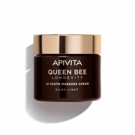 Apivita Queen Bee Longevity Ελαφριά Βελούδινη Κρέμα Ημέρας για Δράση σε 12 Δείκτες Νεότητας 50ml
