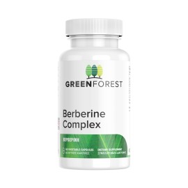 Green Forest Berberine Complex Βελτιώνει τον Μεταβολισμό 60 Φυτικές Κάψουλες