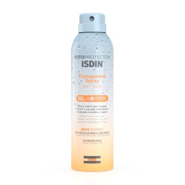 Isdin Fotoprotector Transparent Spray Wet Skin SPF50 Διάφανο Αντηλιακό Σώματος, Kατάλληλο για Yγρή Eπιδερμίδα 250ml